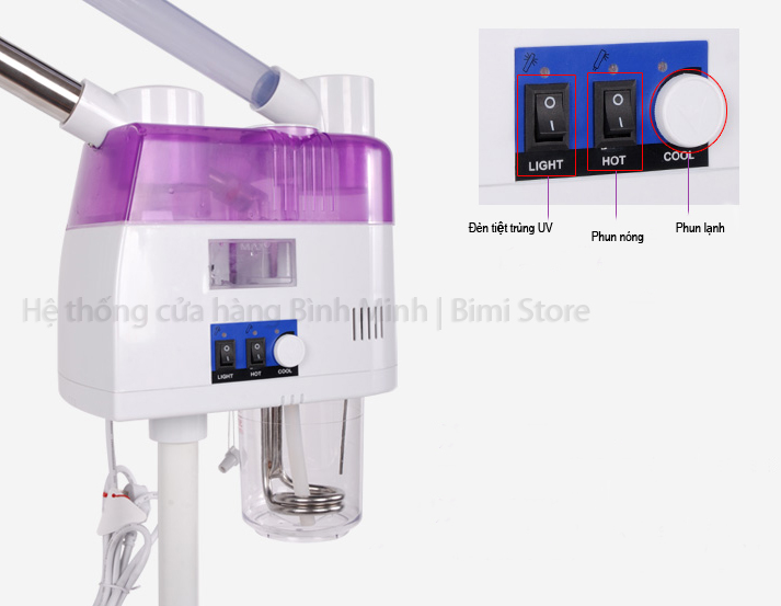 hướng dẫn sử dụng máy xông hơi mặt tại nhà